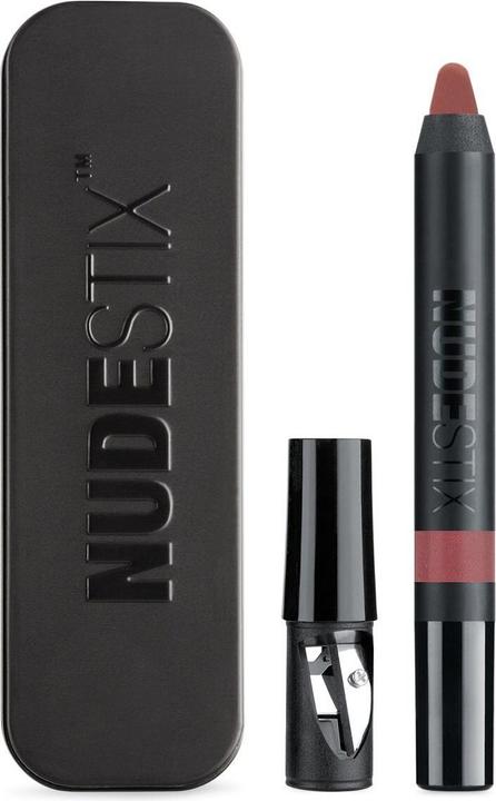 Actual product image Nudestix Mattifying lipstick andush Intense Matte Lip + Cheek Pencil - Shade: Purity (Purity)