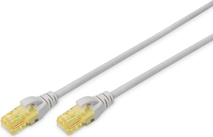 Produktbild Digitus CAT6A U-UTP Patchk.,1m, Grau (U/UTP, CAT6a, 1 m)