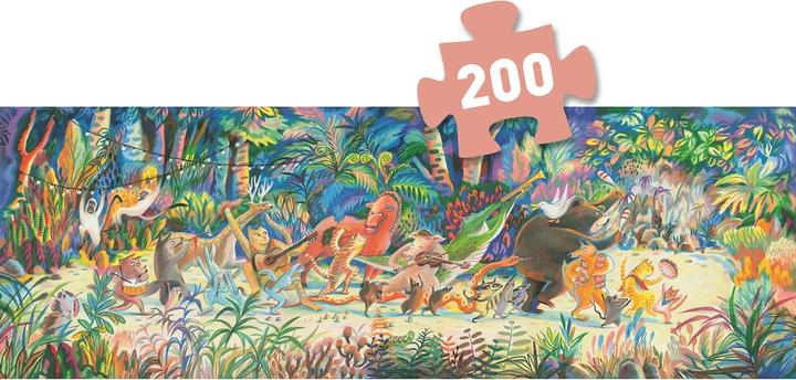Produktbild Djeco Puzzle Gallery Woods music Band 200 Teile (200 Teile)