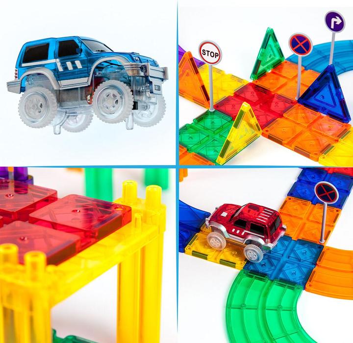 Productafbeelding PicassoTiles Racewagen Track Set
