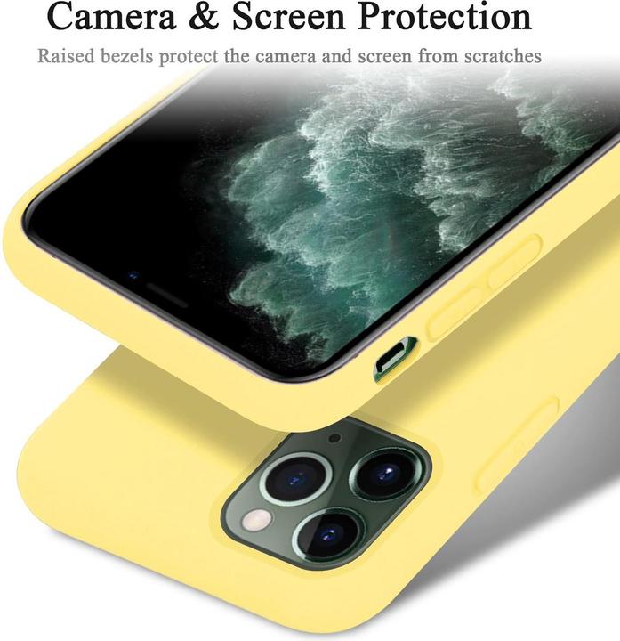 Actual product image Cadorabo TPU Liquid Silicone Case Cover (Apple iPhone 11 Pro Max)