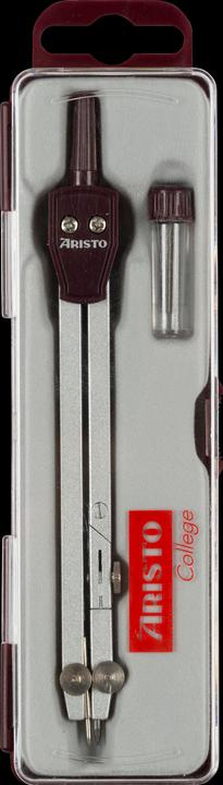 Actual product image Aristo Compasses 1 joint max. 360mm length: 135mm silver/bordeaux