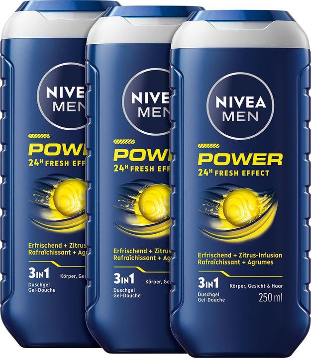 NIVEA Men Pflegedusche Power Trio