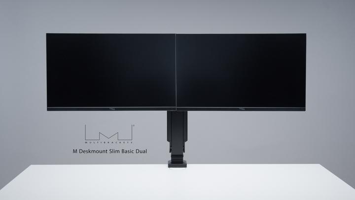 Actual product image Multibrackets Monitor holder Slim Dual 17 - 32", metal/aluminum (Table, 32")