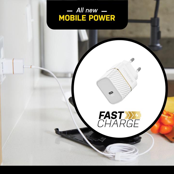 Image du produit OtterBox EU GaN Chargeur mural à chargement rapide (30 W)