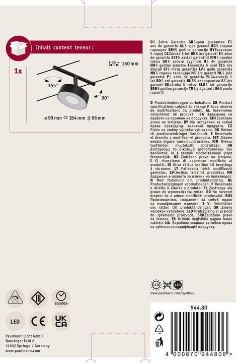 Actual product image Paulmann Luminaires Spot Circle (400 lm)