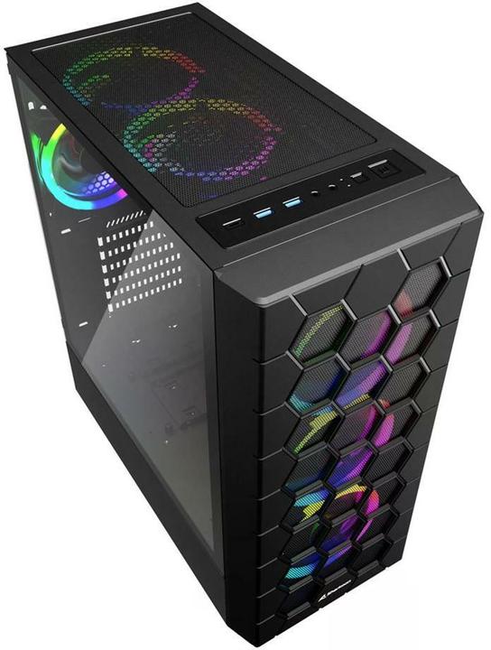 Actual product image Sharkoon RGB Hex (ATX, mATX, Mini-ITX)