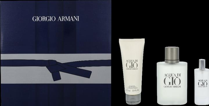 Immagine prodotto Giorgio Armani Acqua Di Giò Eau de Toilette 100ml + 15ml + Gel doccia 75ml (Set profumo)