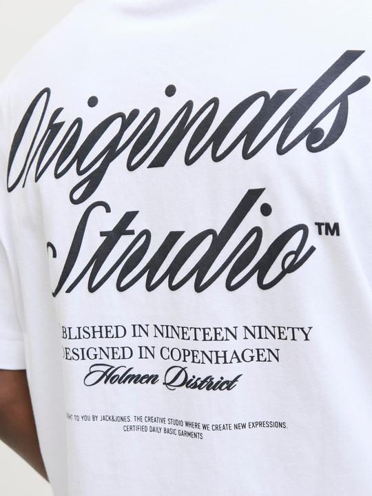 Actual product image Jack & Jones Jornorrebro Typo Tee Ss Crew Neck Noos (XS)