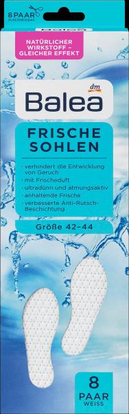 Produktbild dm Balea Frische Sohlen