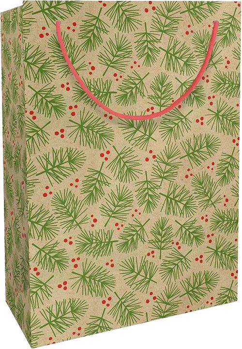 Image du produit Braun + Company Sac cadeau 'Branche de Noël (Pochette cadeau, 10 x)