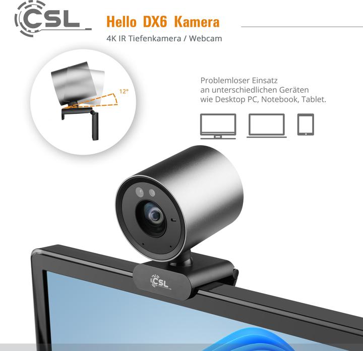 Immagine prodotto CSL Ciao DX6 WebCam (8.30 Mpx)