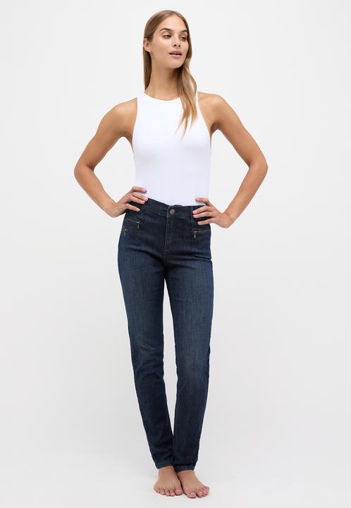 Actual product image Angels Malu Zip Jeans Slim stone used (W30/L30)