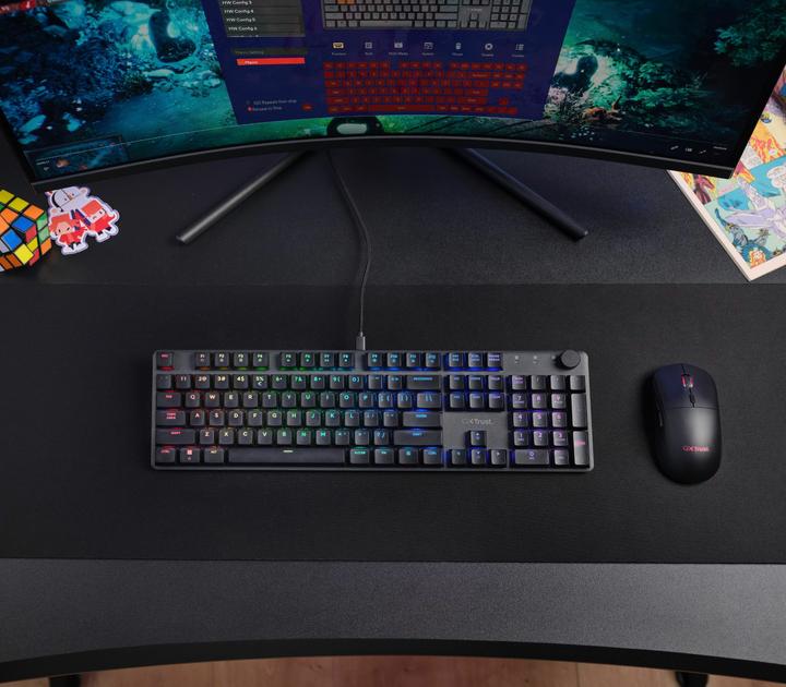 Actual product image Trust Gxt866 Torix Mechanical (DE, Cable)