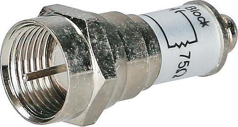 Actual product image Axing Terminating resistor CFA 11-00 75 Ohm, F-connector, DC (90 dB, Antenna cable)