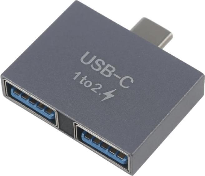 PowerGuard Adattatore di carica da USB-C a doppio splitter USB-A (USB-C)