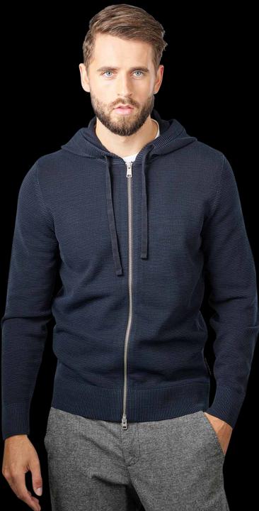 Marc O'Polo Hoody Cardigan Zipped Dark Navy (S)