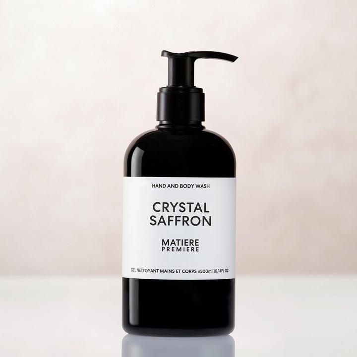 Actual product image Matiere Premiere Hand and Body Wash Crystal Saffron for Unisex 10.14 Oz (300 ml)