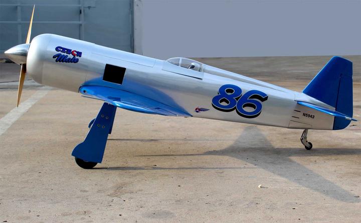 Produktbild Seagull Models SG-Models ) YAK 11 71" 1,8m CHROM 35cc AIRRACE "Czech Mate" MIT Einz (Warbird)