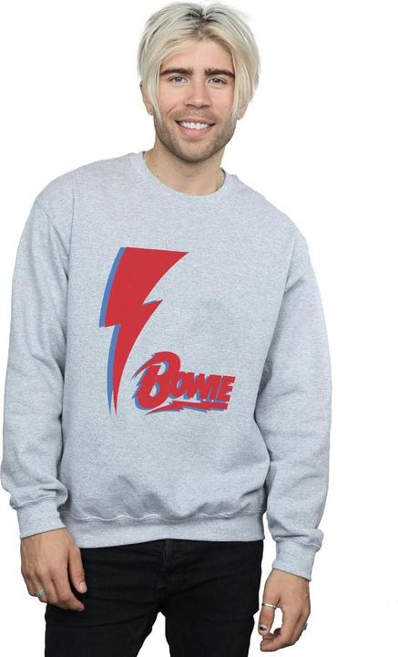 Produktbild David Bowie Red Bolt Sweatshirt (3XL)
