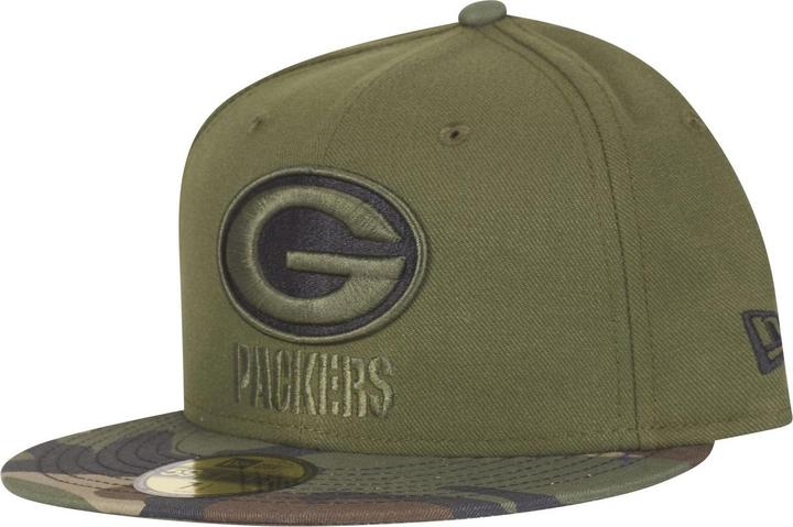 New Era 59Fifty Cap - Green Bay Packers wood camo - 7 1/8 (7 1/8)