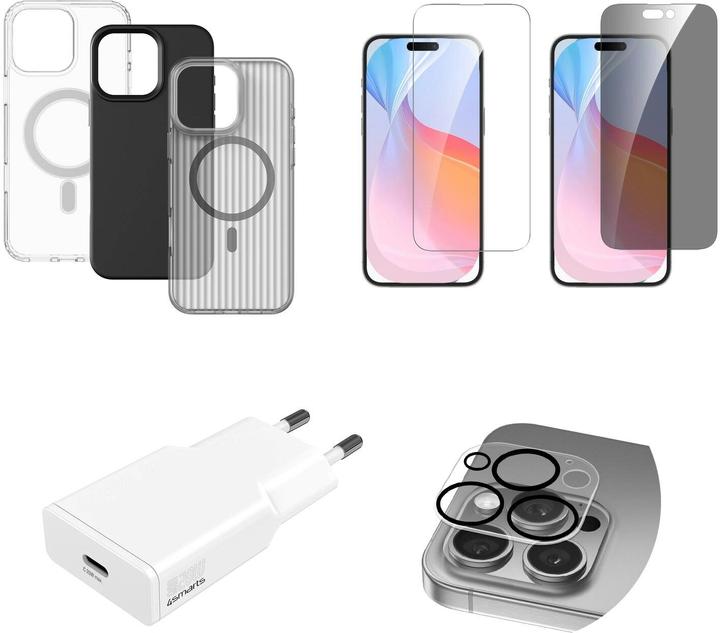 Actual product image 4smarts 7 in 1 Value Set (1 Piece, Apple iPhone 16 Pro)