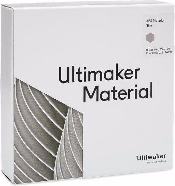 Image du produit Ultimaker Abs (ABS, 2.85 mm, 750 g, Argent)