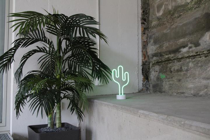 Image du produit Happy Lamp Lampe néon cactus