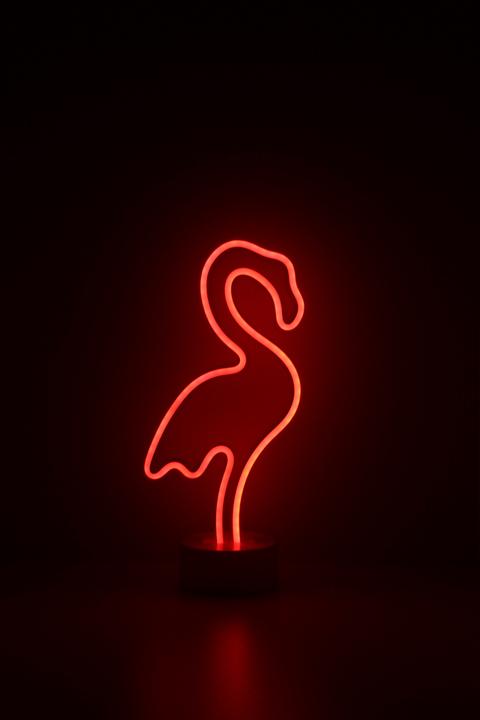 Actual product image Happy Lamp Neon Lamp Flamingo