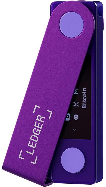 Immagine prodotto Ledger Nano X Ametista Viola (Ripple, Bitcoin, Bitcoin Cash, Litecoin, Cardano, TRON, Ethereum Classic, Ether, Stellar, Monero, Dogecoin)