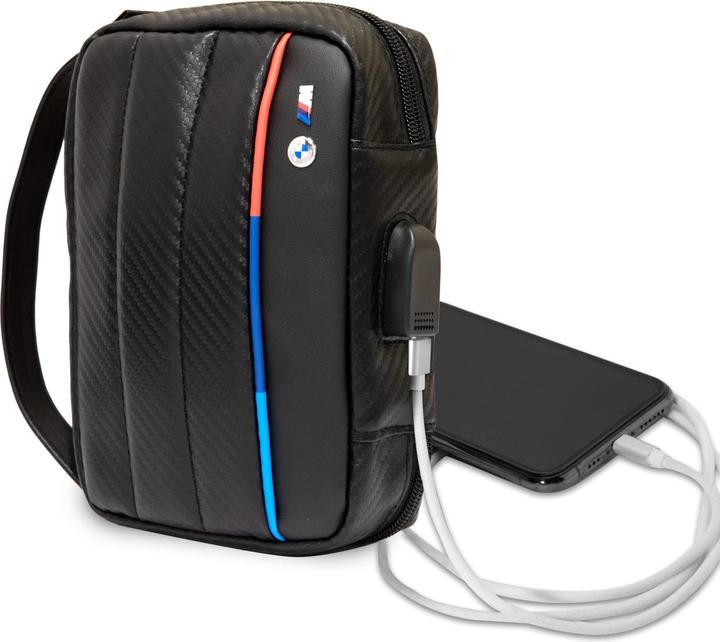 Actual product image BMW Travel Bag Organiser Carbon Tricolor Black, M Collection Universal, BMHBPUCARTCBK