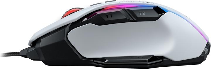 Produktbild Roccat Gaming Kone AIMO Remastered, RGB, 16.000 dpi, Weiss (Kabelgebunden)