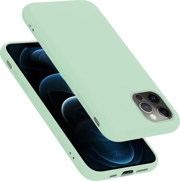 Actual product image Cadorabo TPU Liquid Silicone Case Cover (Apple iPhone 12 Pro Max)