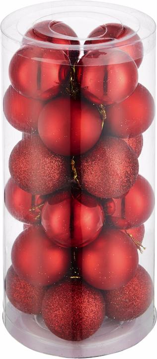 tectake Christmas baubles (24 -part)