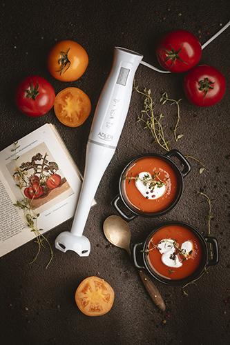 Actual product image Adler AD 4622 Hand blender, Power 200W, White