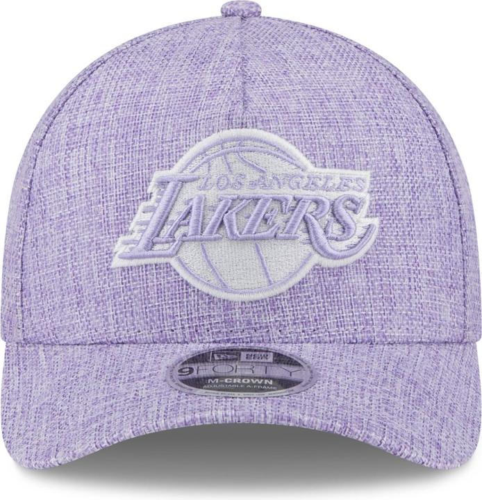 Actual product image New Era 9Forty M-Crown Cap - Weave Los Angeles Lakers Purple