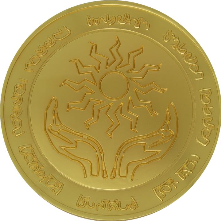 Actual product image Fanattik DUNGEONS & DRAGONS - Médaille en métal plaqué or collector