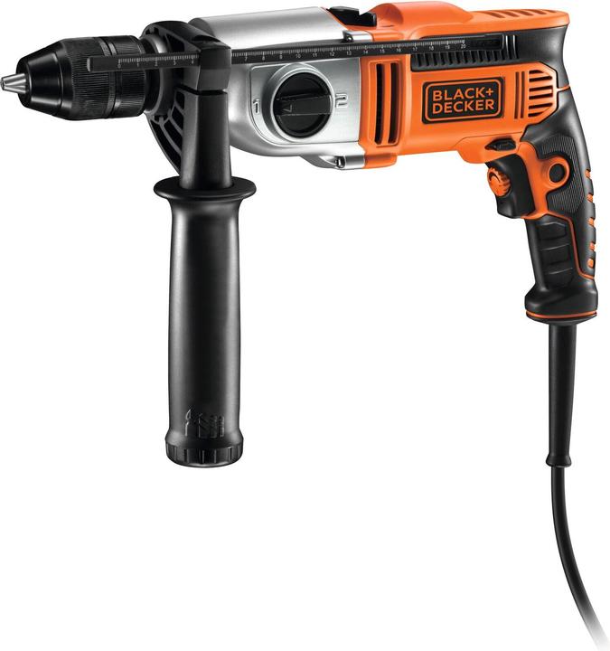 Black & Decker Perceuse à percussion KR8542K (Fonctionnement sur secteur)