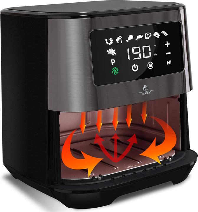 Produktbild Kesser 5,5 Liter Heissluftfritteuse, Schwarz