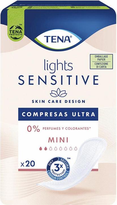 Actual product image Tena Normal bandages Lights Sensitive Mini 20 pieces (ANC, Cable)
