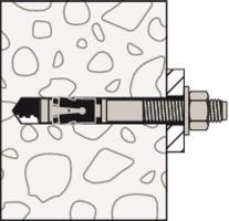Image du produit Fischer Goujon d'ancrage FAZ II Plus 20/160 (5 pcs)
