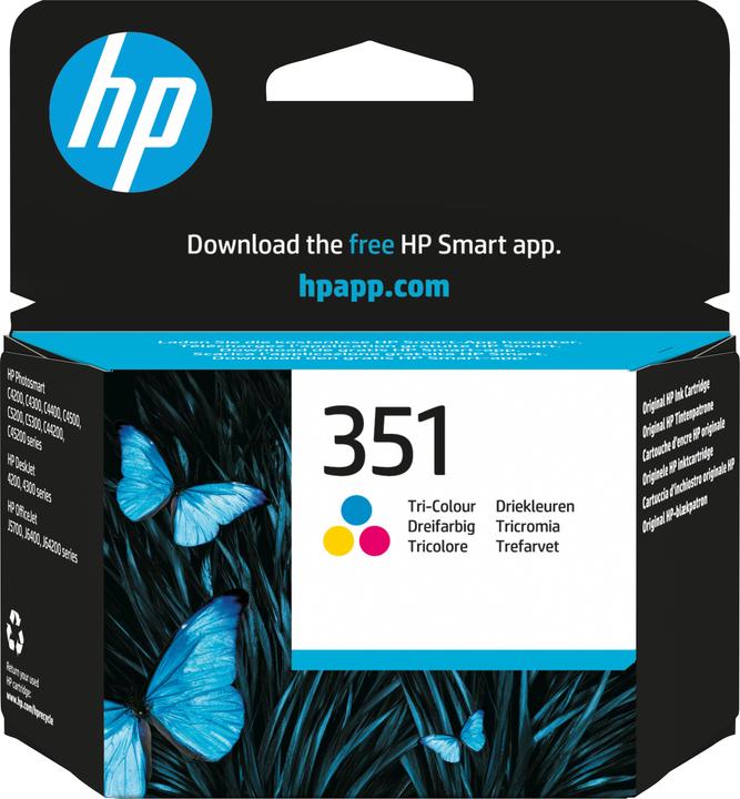 Actual product image HP 351 (M, C, Y)