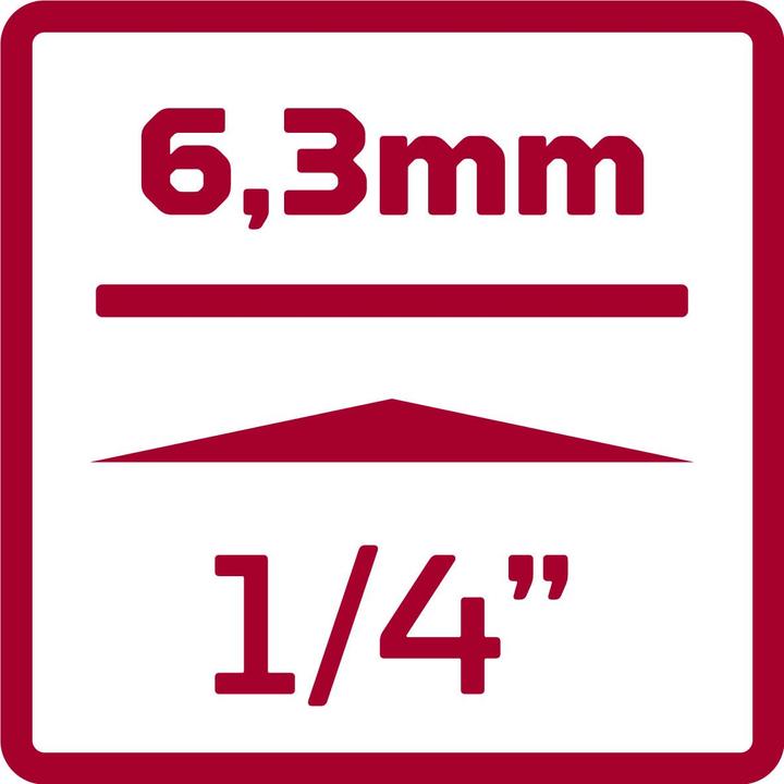 Produktbild Gedore Red red Steckschlüsselsatz, 16-teilig, Mit Umschaltknarre, Ratsche, Steckschlüssel, 1/4"
