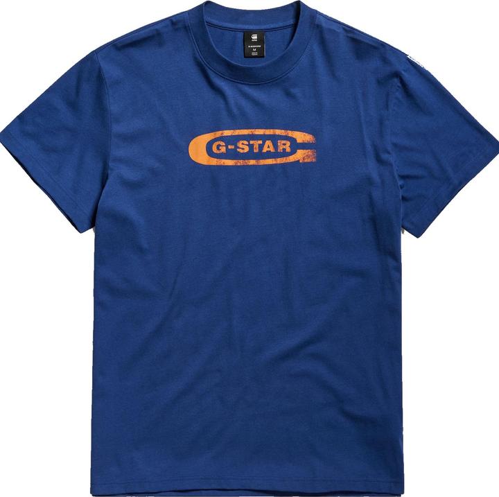 G-Star G- Star T-Shirt DISTRESSED OLD SCHOOL LOGO Kurzarmshirt (M)