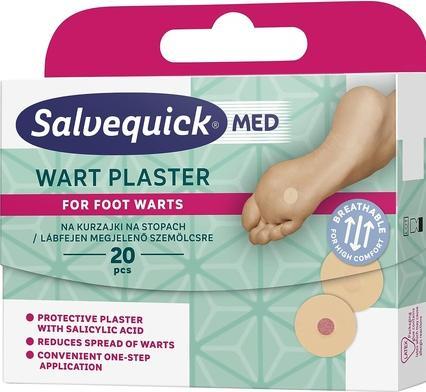 Salvequick Wart Plaster slices for warts 20pcs. (20 x)