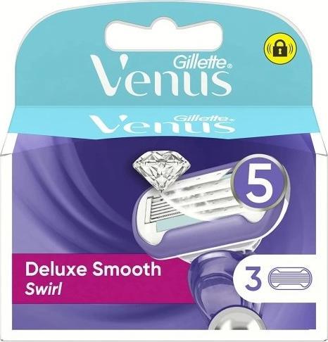 Actual product image Gillette Venus, exchangeable cartridges, 3 pieces
