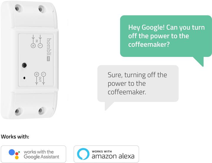 Actual product image Hombli Smart Switch (Switch actuator)