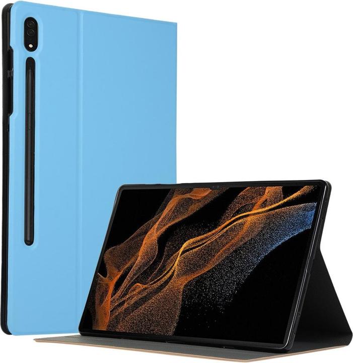 Produktbild Cover-Discount Galaxy Tab S8 Ultra - Tri-fold Smart Case hellblau (Galaxy Tab S8 Ultra)