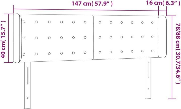 Produktbild VidaXL Farlie (147 x 16 x 88 cm)