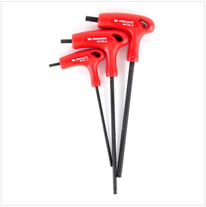 Actual product image Facom Hexagon socket screwdriver set with T-handle